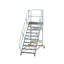 Platform stairs 45° mobile st. wid. 1,000 mm, 10st | © MUNK GmbH