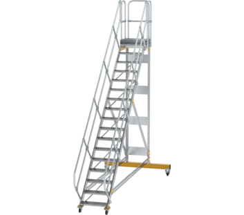Platform stairs 45° mobile st. width 600 mm, 17 st | © MUNK GmbH