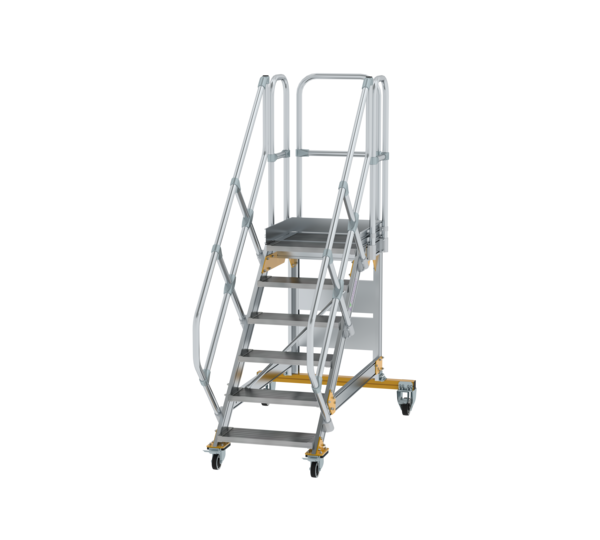 Platform stairs 45° mobile st. width 600 mm, 6 st | © MUNK GmbH