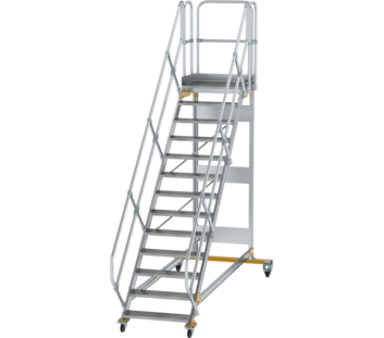 Platform stairs 45° mobile st. width 800 mm, 13 st | © MUNK GmbH