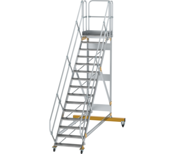 Platform stairs 45° mobile st. width 800 mm, 15 st | © MUNK GmbH