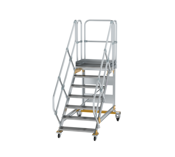 Platform stairs 45° mobile st. width 800 mm, 7 st | © MUNK GmbH