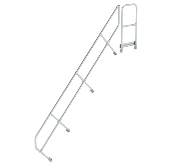 Treppe m. PF 45° 2. Handlauf für 12 St., 45° | © MUNK GmbH