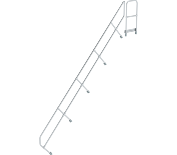 Treppe m. PF 45° 2. Handlauf für 17 St., 45° | © MUNK GmbH