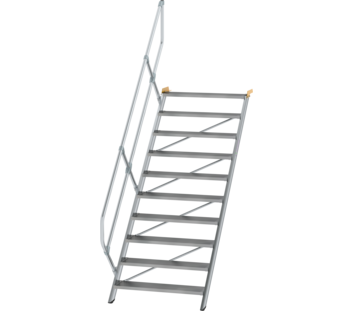 Treppe 45° St.br. 1000 mm, 10 St., Alu ger. | © MUNK GmbH