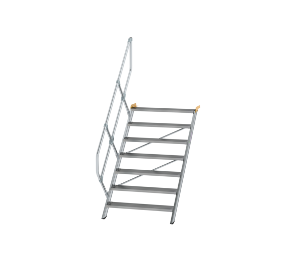 Treppe 45° St.br. 1000 mm, 7 St., Alu ger. | © MUNK GmbH