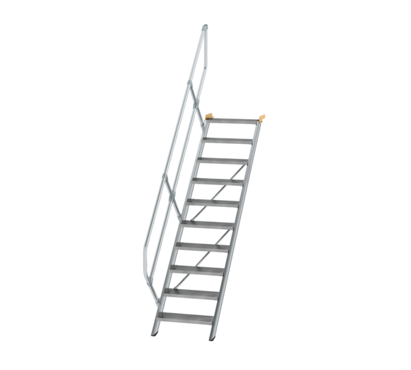 Treppe 45° St.br. 600 mm, 10 St., Alu ger. | © MUNK GmbH