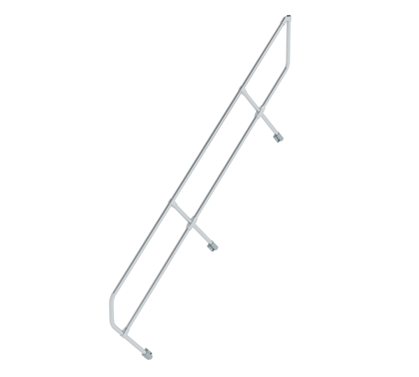 Second handrail for stairs 45°, 10 steps | © MUNK GmbH