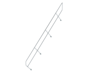 Second handrail for stairs 45°, 15 steps | © MUNK GmbH