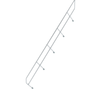 Zweiter Handlauf für Treppe 45° , 17 Stufen | © MUNK GmbH