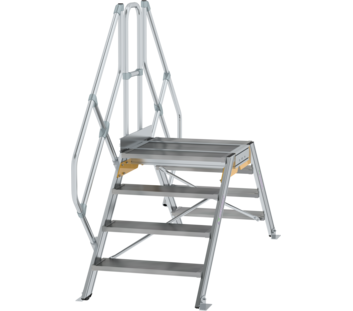 Saut de loup 45°, largeur mar. 800 mm, 4 marches | © MUNK GmbH