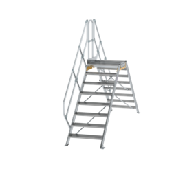 Saut de loup 45°, largeur mar. 800 mm, 8 marches | © MUNK GmbH