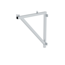 Aluminium triangular console for step width 600 mm | © MUNK GmbH