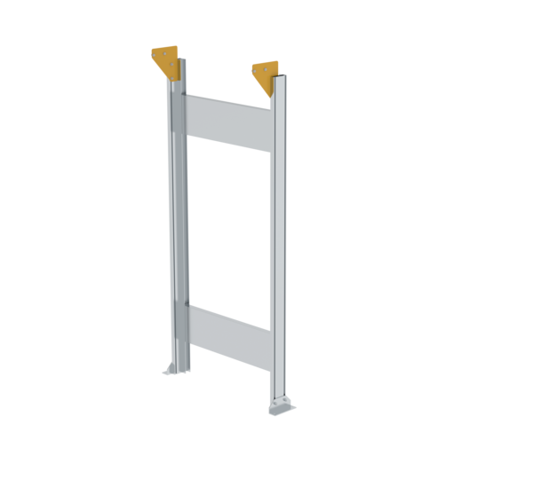 Supp. fr. f. stairs w.platform H=500-1000 mm | © MUNK GmbH