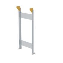 Supp. fr. f. stairs w.platform H=500-1000 mm | © MUNK GmbH