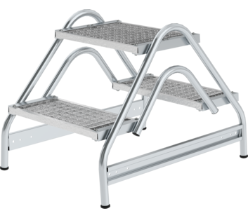 Work platform, 2-sided access, 2x2 steps | © MUNK GmbH