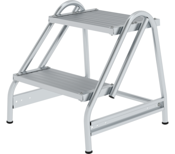 Marchepied avec marches d'un seul côté, 2 marches | © MUNK GmbH