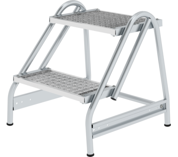 Arbeitspodest einseitig begehbar, 2 Stufen | © MUNK GmbH