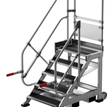 Mobile work platform with railing | © MUNK GmbH