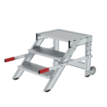 Work platform mobile 600 mm st width, 3 steps | © MUNK GmbH