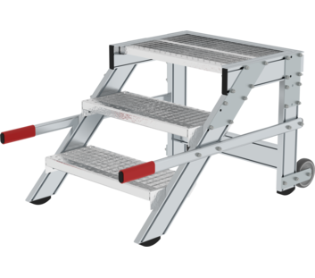Work platform mobile 600 mm st width, 3 steps | © MUNK GmbH