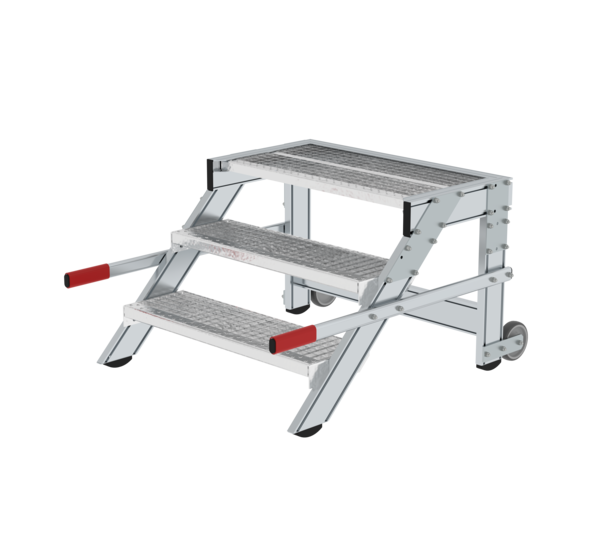 Work platform mobile 800 mm st width, 3 steps | © MUNK GmbH