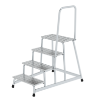 Work platform rigid w handrail, 4 steps | © MUNK GmbH