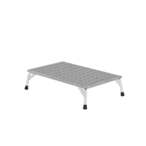 Work platform aluminium chequered plate, 1 step | © MUNK GmbH