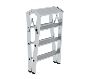 Hinged platform, 2-sided access, 2x4 steps | © MUNK GmbH