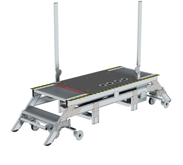 Maintenance platform for track pits | © MUNK GmbH