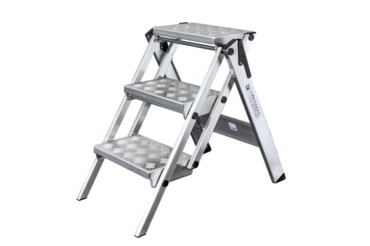 ML Kompakt-Tritt, 3 Stufen, Alu-Quintett-Design | © MUNK GmbH