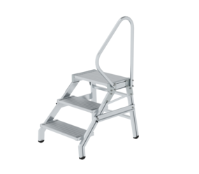 Montagetritt mit Handlauf, 3 Stufen | © MUNK GmbH