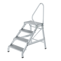 Work stand with handrail, 4 steps | © MUNK GmbH