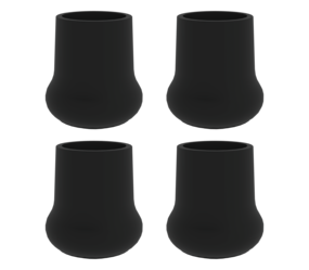 Außenschuh für Aluminium-Arbeitspodest starr ø 30 schwarz | © MUNK GmbH Außenschuh f. Alu-A.-pod. starr ø 30 schwarz | © MUNK GmbH