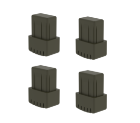 Patin intérieur pour escabeau acier-bois | © MUNK GmbH