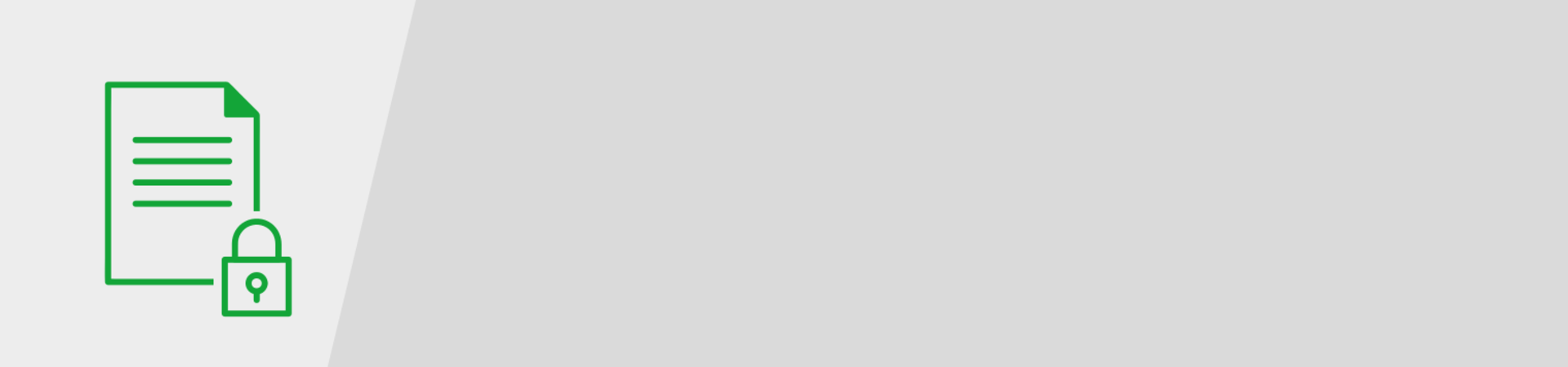 Icon-style illustration of a document with padlock symbol for data protection | © MUNK GmbH