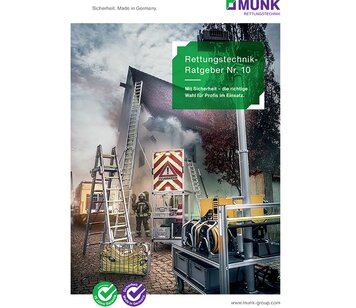 Rettungstechnik-Katalog: Feuerwehrleitern, Rettungsplattformen, Rollcontainer und mehr | © MUNK GmbH