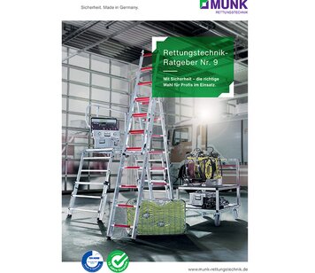 Rescue equipment catalogue: Fire ladders, rescue platforms, mobile containers and more | © MUNK GmbH