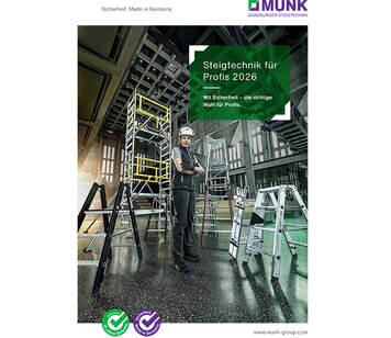 Vorschaubild Katalog Steigtechnik für Profis 2026 | © MUNK GmbH