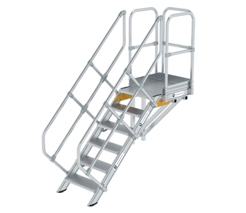Plattformtreppe / Treppe mit Plattform konfigurieren | © MUNK GmbH
