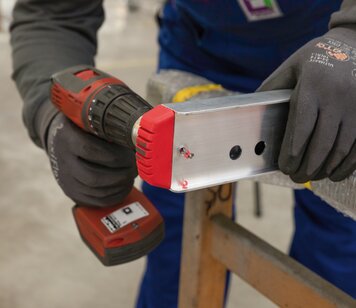 Leiterschuh anbohren. | © MUNK GmbH