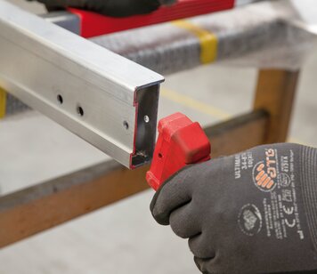 Leiterschuh herausziehen. | © MUNK GmbH