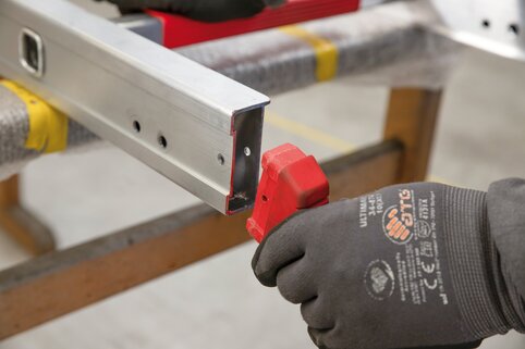 Leiterschuh herausziehen. | © MUNK GmbH