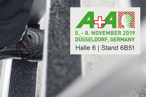 Messeeinladung A+A 2019 | © Günzburger Steigtechnik GmbH