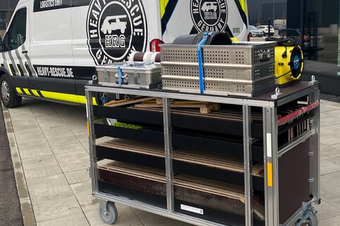 Rollcontainer Schüttgut-Rettungssystem | © MUNK GmbH