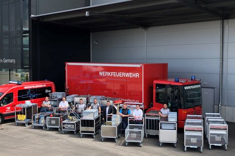 Rollcontainer für Werkfeuerwehr Premium Aerotec | © MUNK GmbH