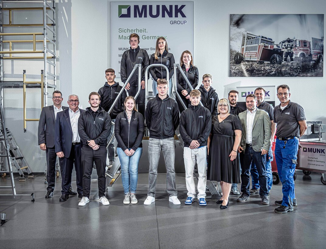 MUNK Group welcomes the new trainees and dual students | © MUNK GmbH