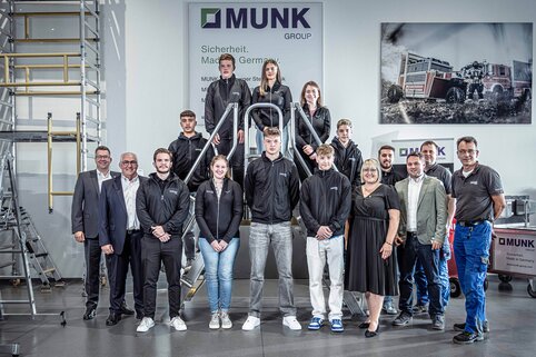 MUNK Group begrüßt die neuen Auszubildenden und dual Studierenden | © MUNK GmbH