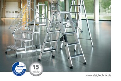 Additional scope and overview: The Günzburger Steigtechnik Access Technology Guide 2020 has an impressive new concept. | © MUNK GmbH