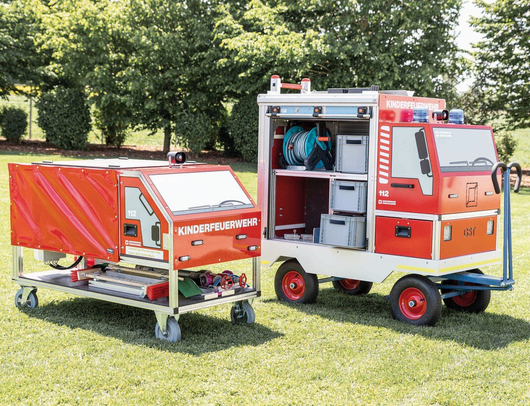 Günzburger Steigtechnik has developed mobile containers especially for youth fire brigades, allowing the emergency services of tomorrow to hone their skills.  | © MUNK GmbH
